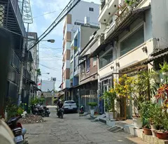 Nhà Thạnh Lộc Q.12, hẻm 8m xe hơi
 tránh 5 tầng chỉ  5.3 tỷ