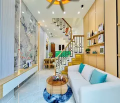 NHÀ XINH - BAY SỚM - HẺM Ô TÔ THÔNG - 3 TẦNG, 3 PN, 3 WC - TẶNG FULL NỘI THẤT XỊN - NGAY DƯƠNG