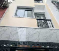 Nhà mới 2 lầu/ST hẻm 154 Âu Dương Lân P3Q8 (P.Chánh Hưng) ko lộ giới