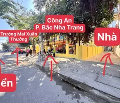 NHÀ HẺM OTO THÔNG CÁCH BIỂN CHỈ 350m, NGAY CÔNG AN PHƯỜNG BẮC NHA TRANG.