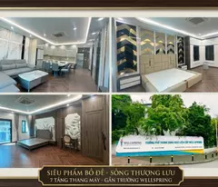 BÁN NHÀ BỒ ĐỀ 80M2- 7 TẦNG THANG MÁY - CẠNH TRƯỜNG WELLSPRING - Ô TÔ TRÁNH- 2x Tỷ.