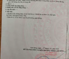CHÍNH CHỦ CẦN TIỀN BÁN GẤP ĐẤT TẠI TP.BẢO LỘC, LÂM ĐỒNG – GIÁ TỐT