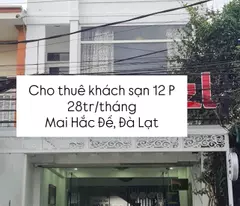 Cho thuê khách sạn 12 phòng 28 triệu/tháng phường 6 Đà Lạt