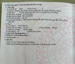 Chính chủ bán gấp nhà liền kề the standard bình dương