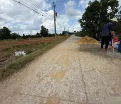 Bán đất thổ cư 1/ĐT 823D , xã Đức Hòa Thượng dt 435m2 đường beton 6m giá 3,3 tỷ