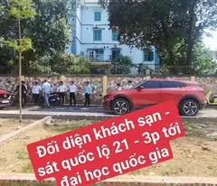 Cần tiền bán gấp lô đất cạnh trường Đại học Quốc Gia Hà Nội, gần đường QL21 mở rộng 80m