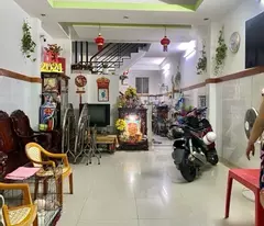 NHÀ 4 TẦNG – HXH ÂU DƯƠNG LÂN, QUẬN 8 – XE HƠI NGỦ TRONG NHÀ-0948769331