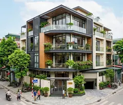 BÁN BIỆT THỰ LÀNG VIỆT KIỀU CHÂU LÔ GÓC 130M2 MẶT TIỀN 28M Ô CHỜ THANG MÁY - KINH DOANH 30 TỶ