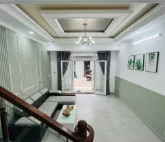 CHI 7. x TỶ- HTP- GẦN HOÀNG QUỐC VIỆT- ĐƯỜNG XE TẢI- GẦN PHÚ MÝ HƯNG- NHÀ 4 TẦNG- DT 4.6 x 12- DÂN
