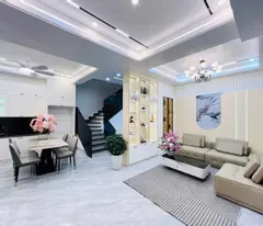 BÁN VILLA 4 TẦNG LÔ GÓC 3 MẶT THOÁNG – Ô TÔ ĐỖ CỬA – FULL NỘI THẤT – GIÁ 5,95 TỶ