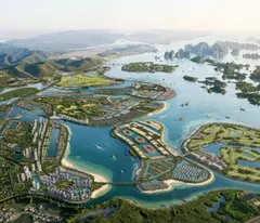 Bán biệt thự song lập Vinhomes Global Gate Hạ Long, view quan kỳ quan thế giới. DT 162m², mặt tiền