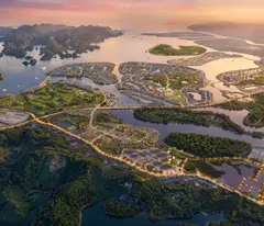 Bán biệt thự song lập Vinhomes Global Gate Hạ Long, view quan kỳ quan thế giới. DT 162m², mặt tiền