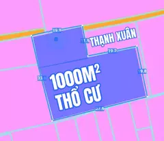 SIÊU PHẨM 1000M² FULL THỔ CƯ – THẠNH XUÂN Q12 – CHỈ 22.5 TỶ