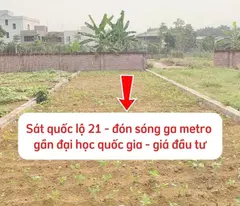 Duy nhất sở hữu thửa đất sát Ga Metro giá tốt - Mặt tiền rộng - Gần Đại học Quốc Gia.