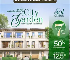 SOL GARDEN - Shophouse - Cạnh KCN VSIP TP. Hải Phòng - Trung tâm Hành chính mới TP. Thủy Nguyên