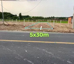 Bán 4 lô đất thổ cư mặt tiền tỉnh lộ 7, xã An Nhơn Tây dt 150m2 giá 1,98 tỷ 1 lô