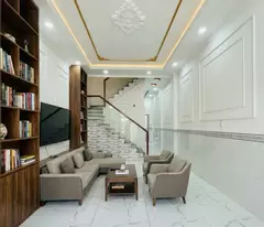 Bán nhà ngay NGÃ TƯ BỐN XÃ  đường 6m - 4 tầng - sổ vuôn A4 - CHỈ 6.x tỷ