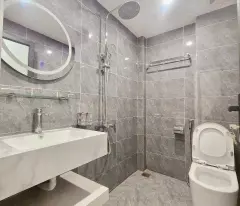 Cho thuê nhà mới, 266m2_ 6,5T; Lê Thanh Nghị, Trần Đại Nghĩa -107 tr