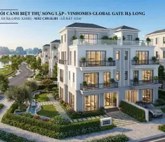 Biệt thự 162m², mặt tiền 9m, xây 4 tầng, tổng sàn 373m² view đẹp Vinhomes Hạ Long