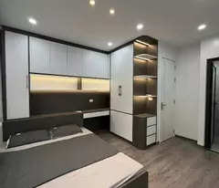 kim mã 25m x5 tầng giá 6,8 tỷ lô góc,ngõ thông,cách phố 10m -full nội thất