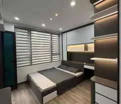 kim mã 25m x5 tầng giá 6,8 tỷ lô góc,ngõ thông,cách phố 10m -full nội thất