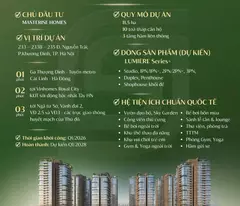 Nhận booking Masterise Cao Xà lá - Quỹ căn giá tốt ưu đãi từ Chủ đầu tư