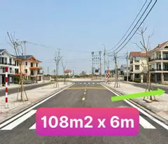 Chỉ 1.x tỷ đất quất lâm 108m2 mặt tiền 6m sát khu công nghiệp 400ha và quảng trường biển