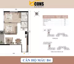 65M2 TẠI CĂN HỘ BCONS NEWSKY CHỈ 48TR/M2