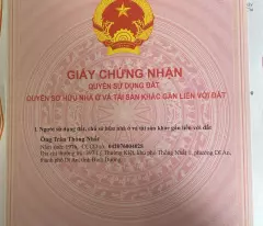 CẦN BÁN ĐẤT THỬA ĐẤT 94m2 KHU NHÀ Ở LÊ  PHONG TÂN BÌNH- KHU PHỐ THỐNG NHẤT 1 – PHƯỜNG DĨ AN, TP.