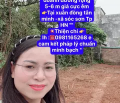 CHỤC CHÍNH KINH DOANH TẠI XUÂN ĐỒNG TÂN MIMH -XÃ SÓC SƠN THÀNH PHỐ HN - DIỆN TÍCH 103,8 M -KHUÔN