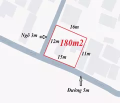 🏡 180m2 Thuận An, Hà Nội MT 15m đường 5m view thoáng 0989894845