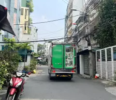 Nhà 3 tầng hẻm xe tải đẹp đường Âu Dương Lân P2Q8. Giá: 8.4 tỷ