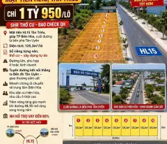 [NÓNG!!] CƠ HỘI SỞ HỮU LÔ ĐẤT MẶT TIỀN HL15, GIÁ RẺ NHẤT KHU VỰC, SỔ SẴN🤩