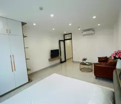 TOÀ NHÀ CĂN HỘ DỊCH VỤ 8 TẦNG THANG MÁY - 15 PHÒNG FULL NỘI THẤT