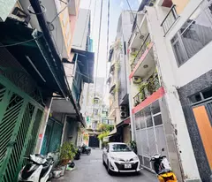BÁN NHÀ 5 TẦNG MỚI - MẶT TIỀN XE HƠI ĐẬU CỬA Đ.NGUYỄN THIỆN THUẬT, QUẬN 3- KHU VIP PHÂN LÔ BÀN CỜ