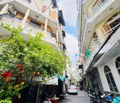 BÁN NHÀ 5 TẦNG MỚI - MẶT TIỀN XE HƠI ĐẬU CỬA Đ.NGUYỄN THIỆN THUẬT, QUẬN 3- KHU VIP PHÂN LÔ BÀN CỜ