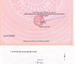 Bán đất 60,7m2 Vân Tra An Dương Hải Phòng