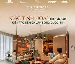 The Emerald Garden View mỗi tháng chỉ 9 triệu sở hữu nhanh căn góc 2 mặt tiền view sông.