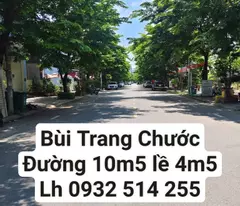 Bán đất Bùi Trang Chước - Hoà Xuân Cẩm Lệ - Đường 10m5 - Giá bán 7.3 tỷ TL
