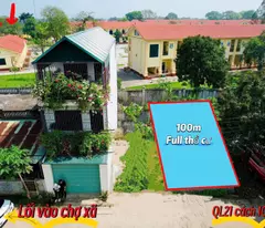DU NHẤT  CẦN BÁN 100M FULL THỔ CƯ GẪN TĐC VAI RÉO THÔN 7 PHÚ CÁT