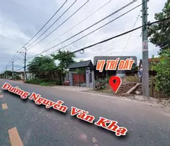 Bán đất mặt tiền Nguyễn Văn Khạ ,xã Phạm Văn Cội dt 270m2 (136m2 thổ cư) giá 3 tỷ