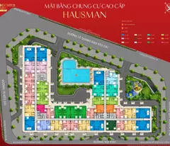 Căn ngoại giao tầng đẹp tại Hausman Premium Residences Đại Mỗ - 98m2 giá 9.1 tỷ