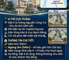 ĐẤT VÀNG TRUNG TÂM SƠN TRÀ – SÁT SÔNG – GẦN BIỂN – NGANG KHỦNG 8M DT 105M²  - Giá 8 tỷ xxx