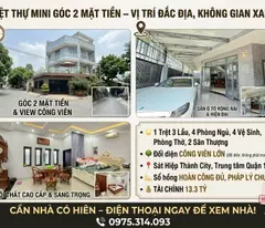 🏡 BIỆT THỰ MINI GÓC 2 MẶT TIỀN – TRUNG TÂM Q12 🏡
