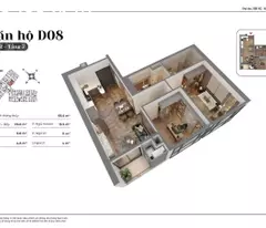 Bán căn 02pn Tháp đôi Kepler Land, tầng đẹp, diện tích 65.5m2, giá siêu rẻ