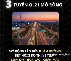 💡 HÒA LẠC – “QUẬN 9” CỦA MIỀN BẮC?
Nếu BĐS Quận 9 từng tăng giá hơn 10 lần nhờ Khu Công nghệ