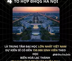 💡 HÒA LẠC – “QUẬN 9” CỦA MIỀN BẮC?
Nếu BĐS Quận 9 từng tăng giá hơn 10 lần nhờ Khu Công nghệ