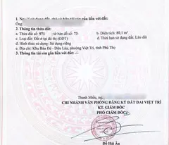 BÁN ĐẤT  Vị trí: Khu Bảo Đà (Dữu Lâu), nay thuộc phường Việt Trì