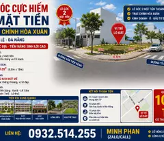 Bán Đất 2 MT Đường Văn Tiến Dũng - Hoà Xuân - Cẩm Lệ - 120m2 giá chỉ nhỉnh 10 tỷ