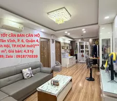 **NHÀ ĐẸP – GIÁ TỐT CẦN BÁN CĂN HỘ tại Chung cư C1 Tân Vĩnh, P. 6, Quận 4, TP.HCM (P. Khánh Hội,